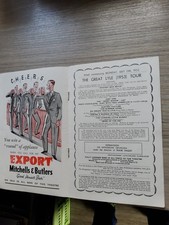 Variety theatre programme for sale  BURY