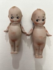 Usado, Bonecas Kewpie Bisque antigas (2) 4 1/4” de altura. Feito na ALEMANHA comprar usado  Enviando para Brazil