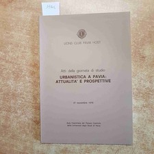 Urbanistica pavia attualita usato  Vaiano Cremasco
