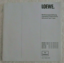 Loewe manuale 1987 usato  Bussoleno