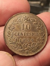Umberto centesimi 1894 usato  Roma