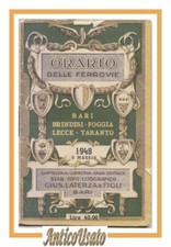 Orario delle ferrovie usato  Bari