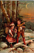 Merry christmas scene for sale  Fallbrook