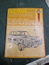 Hillman chrysler hunter for sale  BARNSLEY