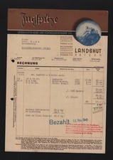 Landshut rechnung 1940 gebraucht kaufen  Leipzig