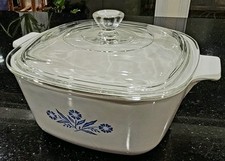 1960-1961 CorningWare flor de milho azul - 1 3/4 qt caçarola prato + tampa pirex D-31 comprar usado  Enviando para Brazil
