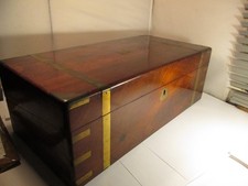 Brass bound mahogany for sale  LOCHGILPHEAD