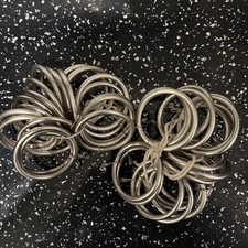 Metal curtain rings for sale  SHEERNESS