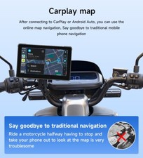 Gravadores dianteiros e traseiros de navegação de motocicleta 7 polegadas 64G + pressão dos pneus + GPS comprar usado  Enviando para Brazil