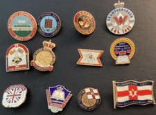 12 x ULSTER LEALIST EMBLEMAS LARANJA: CRAWFORDSBURN, SANDY ROW, CLOUGHFERN LOWF, usado comprar usado  Enviando para Brazil