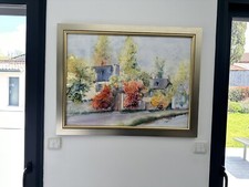 Grande aquarelle encadrée d'occasion  Toulouse-
