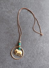 Modeschmuck elefant goldfarben gebraucht kaufen  Kalletal