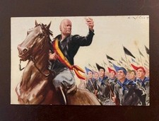 Cartolina mussolini omaggio usato  Terracina