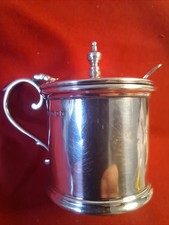 Solid silver mustard for sale  WORKSOP