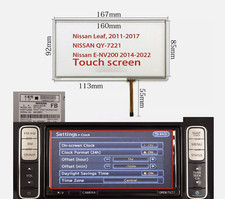 NOVO DIGITALIZADOR NISSAN LEAF / NV200 2011-2017 TELA SENSÍVEL AO TOQUE DE SUBSTITUIÇÃO QY-7221, usado comprar usado  Enviando para Brazil