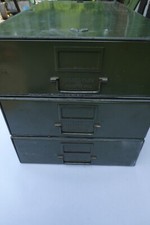 Usado, uma gaveta dividida de armazenamento de metal vintage arquivos de disco inc wooster ohio comprar usado  Enviando para Brazil