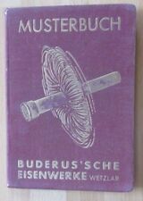 Musterbuch 1936 buderus gebraucht kaufen  Könnern