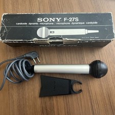 Microfone dinâmico cardioide Sony F-27s vintage dos anos 1970 com caixa, usado comprar usado  Enviando para Brazil