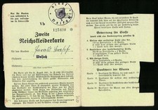 Lebensmittelmarke reichskleide gebraucht kaufen  Berlin