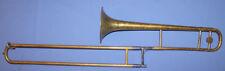 Usado, Trombone antigo de latão com estojo comprar usado  Enviando para Brazil