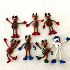 Snowman reindeer bendables for sale  Manvel