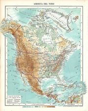 Carta geografica america usato  Lecco