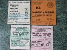 england football ticket stubs for sale  UK