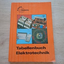 Tabellenbuch elektrotechnik ta gebraucht kaufen  Rodenbach