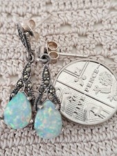 Hallmarked silver earrings for sale  BRIDLINGTON