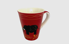 Caneca de chá de café Cha Cult animal elefante vermelho pintado à mão presente vida selvagem 14 oz comprar usado  Enviando para Brazil