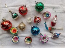 Boules décorations anciennes d'occasion  Guénange