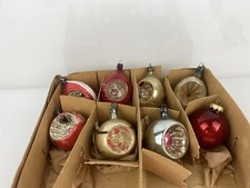 Glass christmas bulbs for sale  Bradford