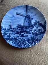 Classic delft plate for sale  HALIFAX