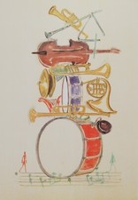 Roberto barni litografia usato  Palagiano