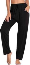 Black wide leg for sale  Canton