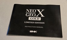 Neo Geo X Gold Edição Limitada Manual de Instruções APENAS Sistema Livreto-Bom-LEIA comprar usado  Enviando para Brazil