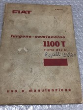 Libretto uso manutenzione usato  Torre Canavese