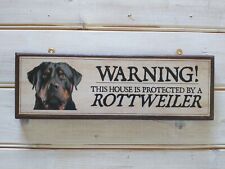 Rottweiler sign dog for sale  WISBECH