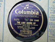 TURNER LAYTON - The Last Round Up / Snowball 78 rpm disc (A++) comprar usado  Enviando para Brazil