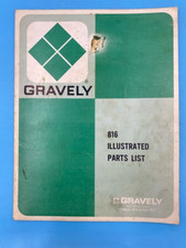 Gravely 816 illustrated for sale  Clarence