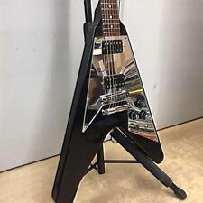 Guitarra Eléctrica Gibson Flying V Cuerpo Negro con Golpeador Espejo Usada segunda mano  Embacar hacia Argentina