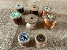 Vintage wooden reels for sale  PINNER