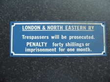 Vintage railway sign for sale  LIVERPOOL