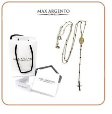 Collana rosario argento usato  Massa di Somma