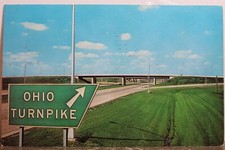 Ohio OH Rampas de Entrada Turnpike Cartão Postal Antigo Vintage Cartão Visualização Lembrança Padrão, usado comprar usado  Enviando para Brazil