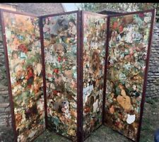 Victorian scrap screen for sale  MELKSHAM