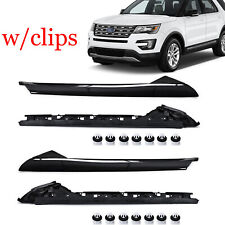 4 peças para 11-19 Ford Explorer para-brisa lateral esquerdo direito acabamento de moldura pilar A comprar usado  Enviando para Brazil