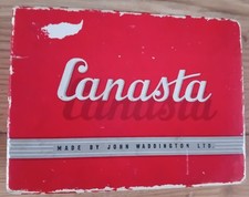 Vintage canasta card for sale  ROMSEY