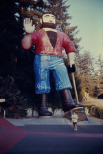 Usado, S1096 CA California Klamath Paul Bunyan estátua cena de beira de estrada 35 mm foto slide comprar usado  Enviando para Brazil