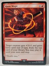 Magic MTG - Haste Magic - Final Fantasy - NMINT #0140 comprar usado  Enviando para Brazil